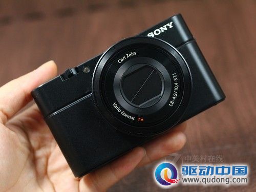 索尼 RX100黑色 正面图 