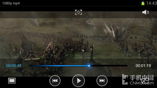 1080p 三星GALAXY Note II/iPhone 5对比