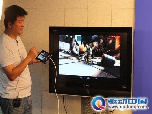 搭载Tegra 3影驰GALAPAD 访谈现场试玩