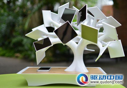 太阳能无线充电“盆景”Electree+