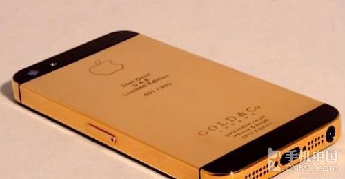 24金极致奢华 黄金版iPhone 5暴降万元