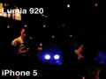 Lumia 920 mod iPhone 5 演唱会对比