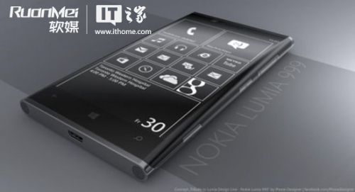 就是爱黑白配 诺基亚Lumia999概念设计亮相