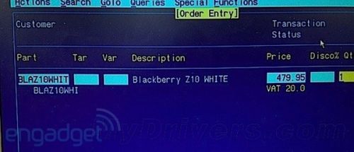 黑莓Z10英国价格公布