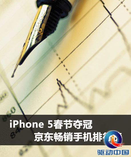 iPhone 5春节夺冠 京东畅销手机排行榜