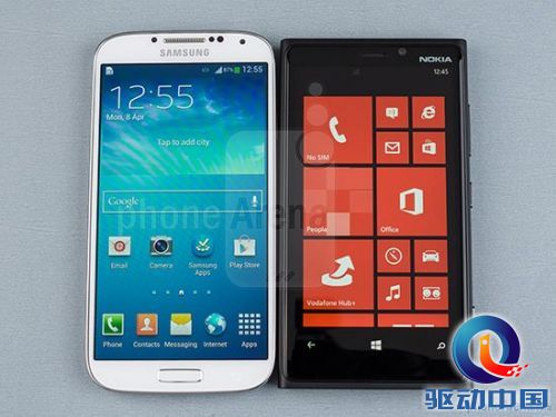 三星GALAXY S4对决诺基亚Lumia 920
