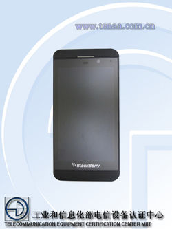 黑莓Z10获工信部入网许可 行货即将上市？