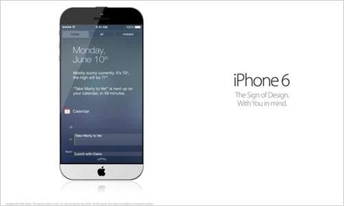 苹果iPhone6新概念出炉 最新iOS7系统界面