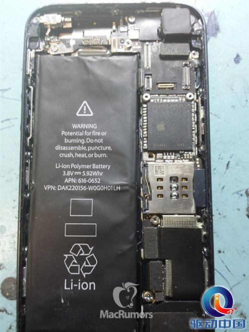 失望!iPhone 5S真机首曝光