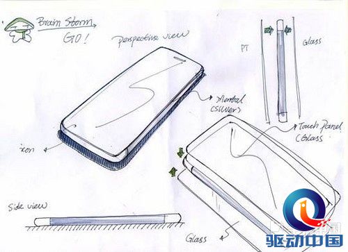 简约一体成型机身 ELIFE E6设计图曝光