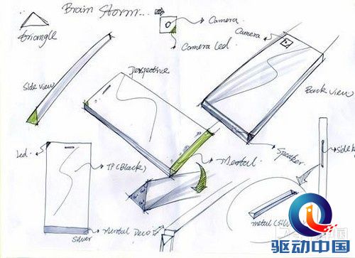 简约一体成型机身 ELIFE E6设计图曝光