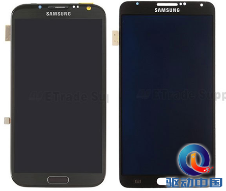 Galaxy Note 3/Note 2正面对比 体型更修长