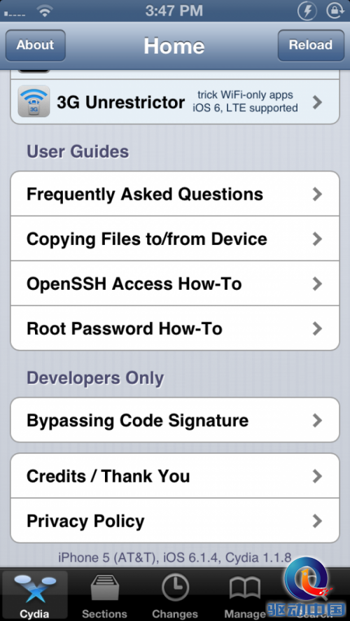 iOS 6.1.4越狱成功!