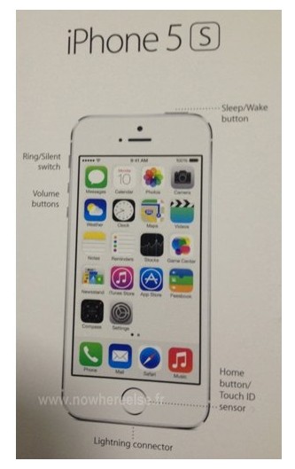 苹果发布会倒计时:iPhone 5S或带有触控ID传感