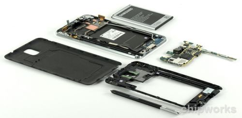 LTE、3G版肩并肩:Note 3芯片级大拆解