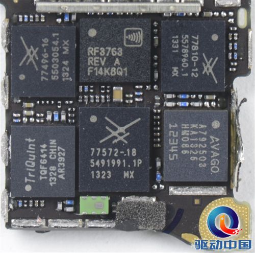 iPhone 5S拆解:北美、亚太版射频前端对比
