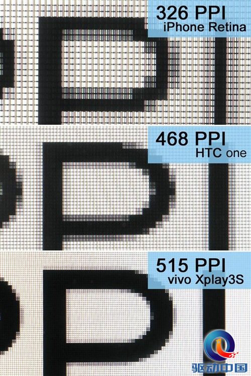 2K分辨率 vivo Xplay3S屏幕高达515ppi 