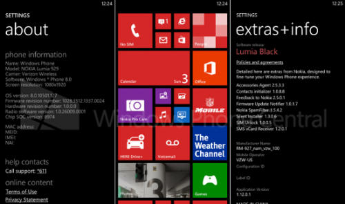 Lumia 929最新真机谍照和配置曝光:2千万像素摄像头