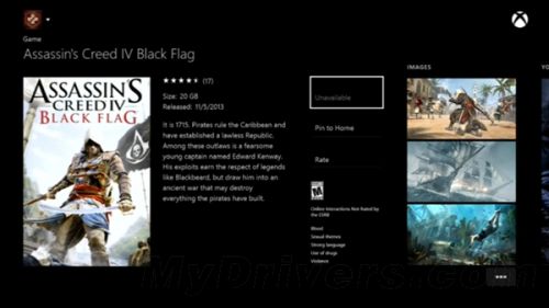 Xbox One细节大曝光、屏幕截图