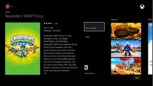 Xbox One细节大曝光、屏幕截图