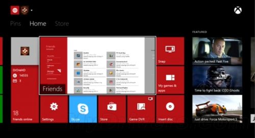 Xbox One细节大曝光、屏幕截图