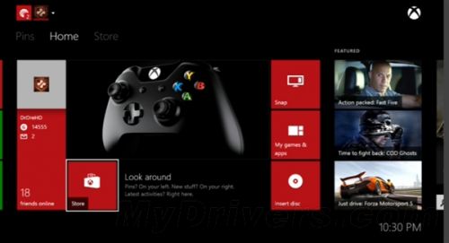 Xbox One细节大曝光、屏幕截图