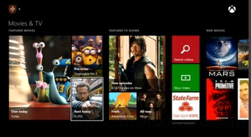Xbox One细节大曝光、屏幕截图