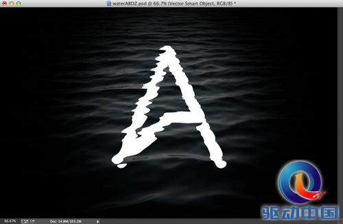 PS教程:Photoshop创建月影水纹文字特效 PS教程:Photoshop创建月影水纹文字特效