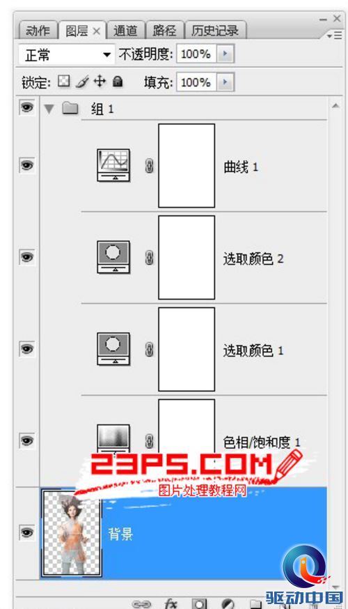 PS教程：PS创意打造玻璃瓶中的世界人像