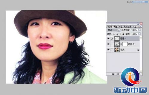 PS教程：妙用PS历史画笔给漂亮MM美容