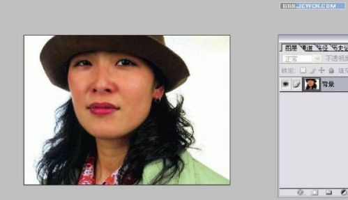 PS教程：妙用PS历史画笔给漂亮MM美容