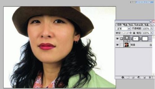 PS教程：妙用PS历史画笔给漂亮MM美容