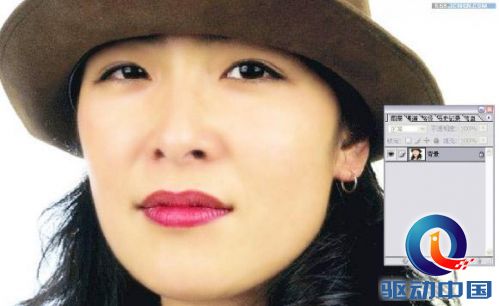 PS教程：妙用PS历史画笔给漂亮MM美容