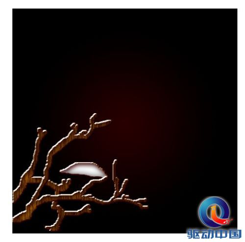 PhotoShop制作一幅古色古香的木雕花画效果教