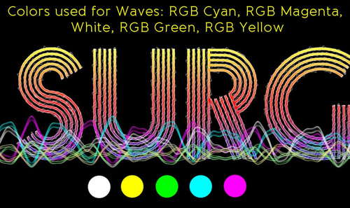 PS教程:Photoshop制作霓虹电波文字特效 PS教程:Photoshop制作霓虹电波文字特效