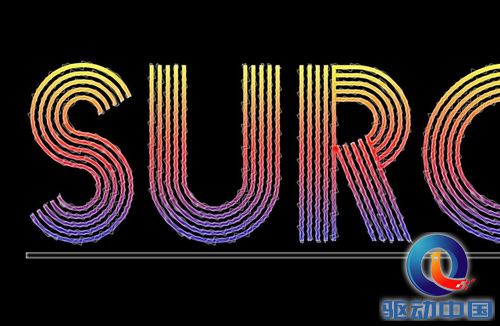 PS教程:Photoshop制作霓虹电波文字特效 PS教程:Photoshop制作霓虹电波文字特效