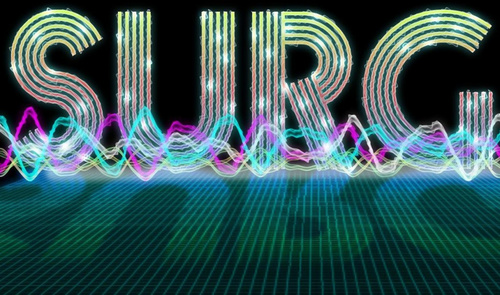 PS教程:Photoshop制作霓虹电波文字特效 PS教程:Photoshop制作霓虹电波文字特效