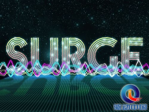 PS教程:Photoshop制作霓虹电波文字特效 PS教程:Photoshop制作霓虹电波文字特效