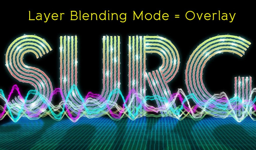 PS教程:Photoshop制作霓虹电波文字特效 PS教程:Photoshop制作霓虹电波文字特效