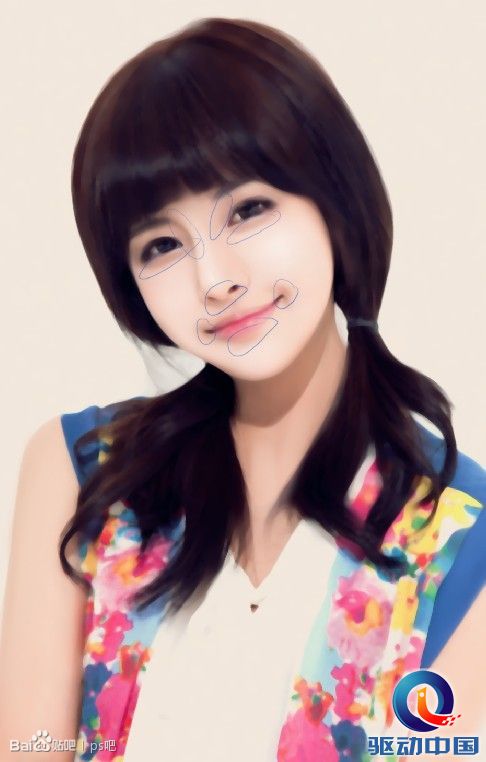 PS教程：Photoshop制作小清新手绘效果