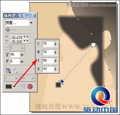 CorelDRAW绘制人物工笔画美女人物教程,PS教程,思缘教程网