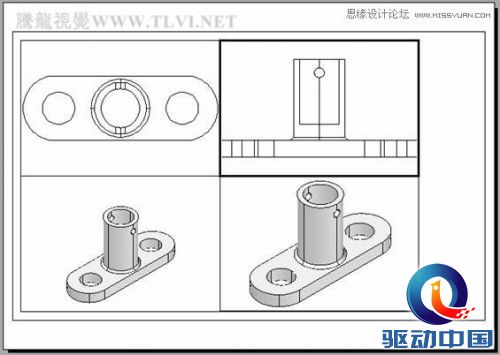 AutoCAD实例教程：中并列视口的打印输出,PS教程,思缘教程网