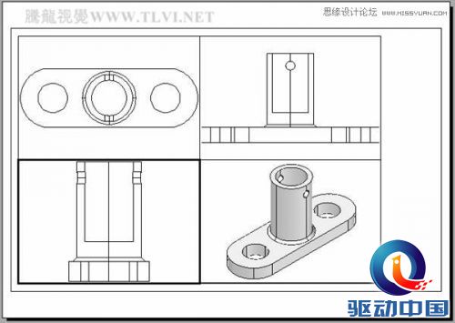 AutoCAD实例教程：中并列视口的打印输出,PS教程,思缘教程网