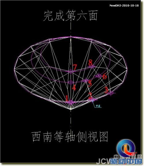 AutoCAD建模教程：绘制八心八箭的钻石,PS教程,思缘教程网