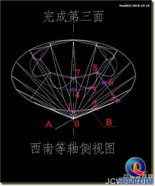 AutoCAD建模教程：绘制八心八箭的钻石,PS教程,思缘教程网