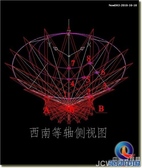 AutoCAD建模教程：绘制八心八箭的钻石,PS教程,思缘教程网