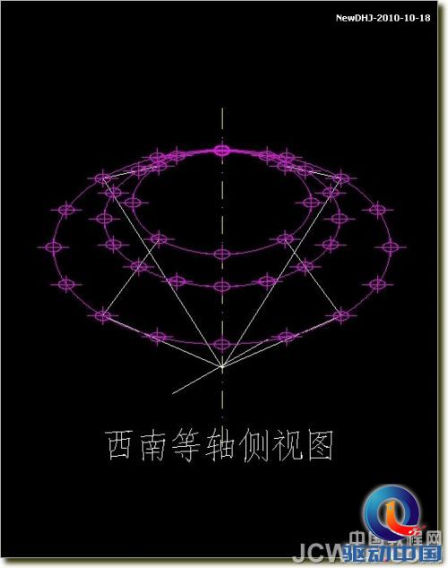 AutoCAD建模教程：绘制八心八箭的钻石,PS教程,思缘教程网