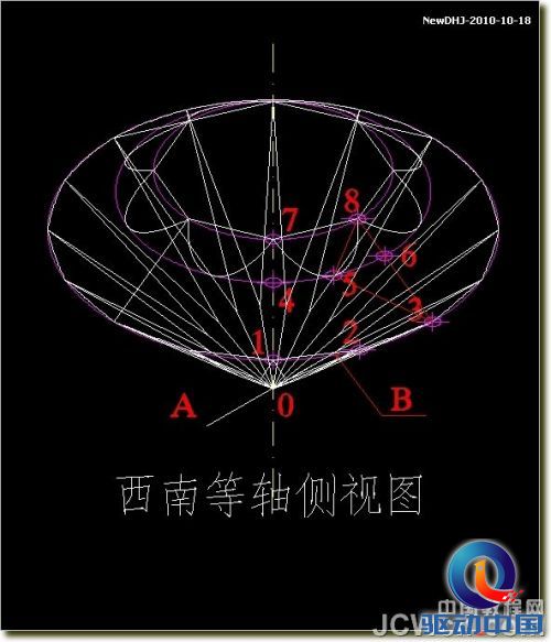 AutoCAD建模教程：绘制八心八箭的钻石,PS教程,思缘教程网