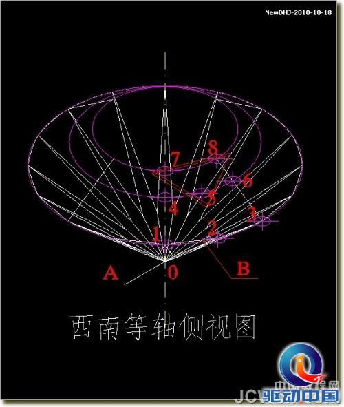 AutoCAD建模教程：绘制八心八箭的钻石,PS教程,思缘教程网