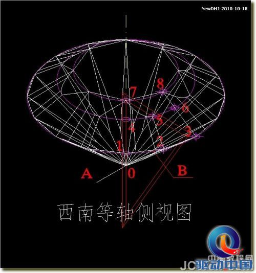 AutoCAD建模教程：绘制八心八箭的钻石,PS教程,思缘教程网